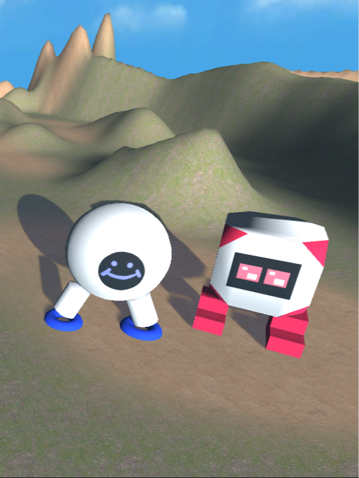 Warp Cube Characters